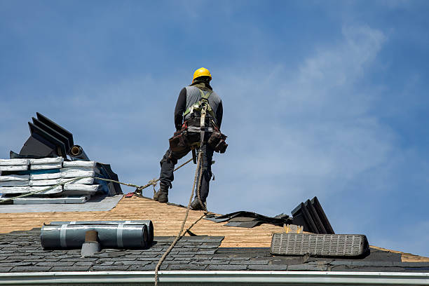 Professional Roof Replacement technician working in Sun City, FL